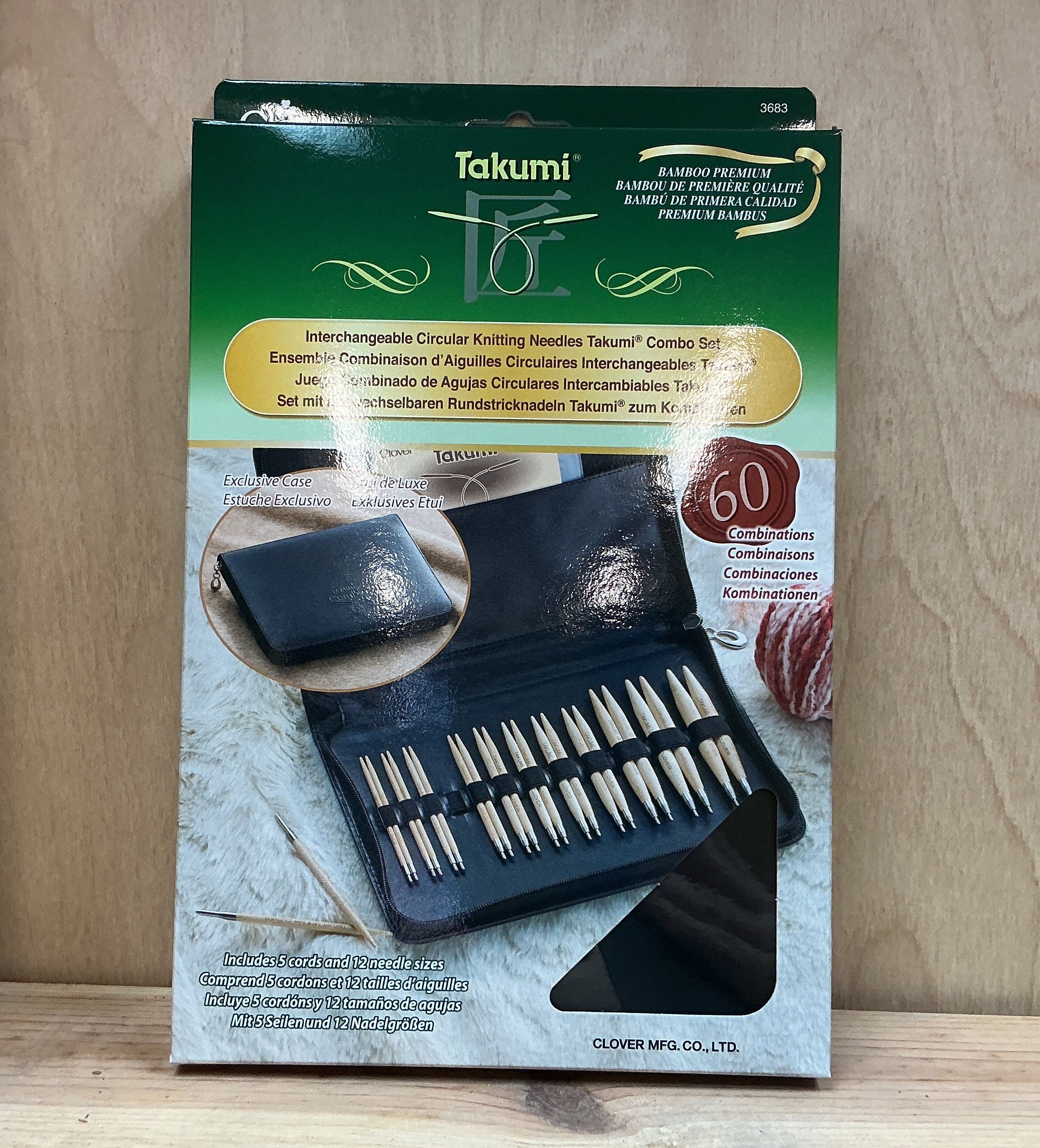 Clover Interchangeable Circular Knitting Needles set