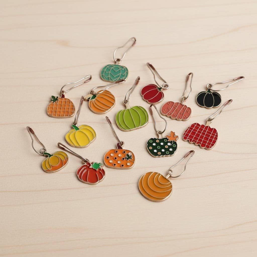 Pumpkin Patch Stich Markers - Set of 8