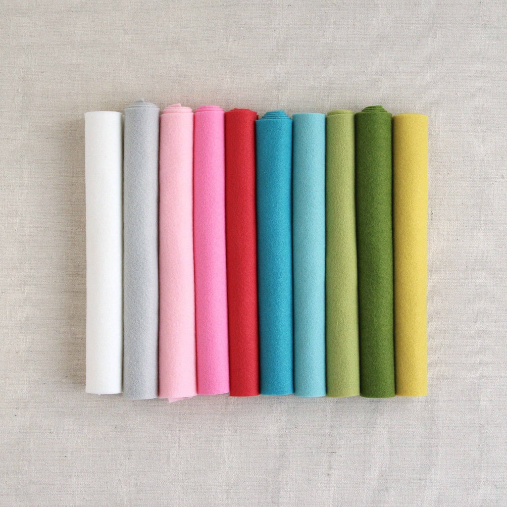 Wool Felt Sheets, Glitter & Glass