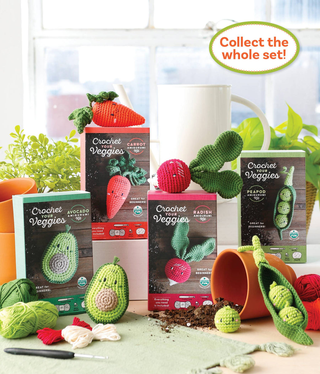 Crochet Your Veggies Amigurumi Kit Carrot