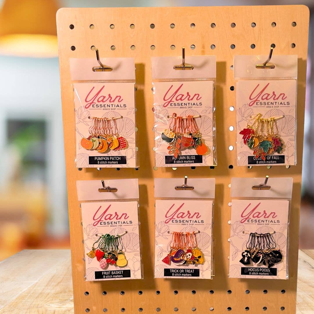 Autumn Bliss Stitch Markers - Set o 8