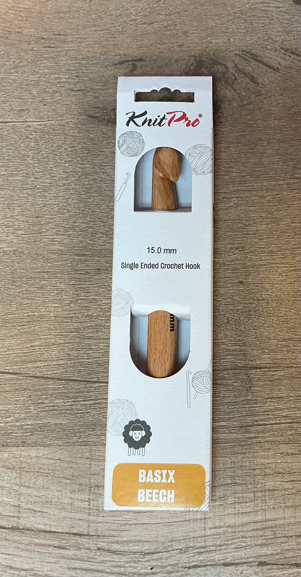 Basix Beech crochet hook