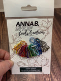 Stitch markers! Rainbow