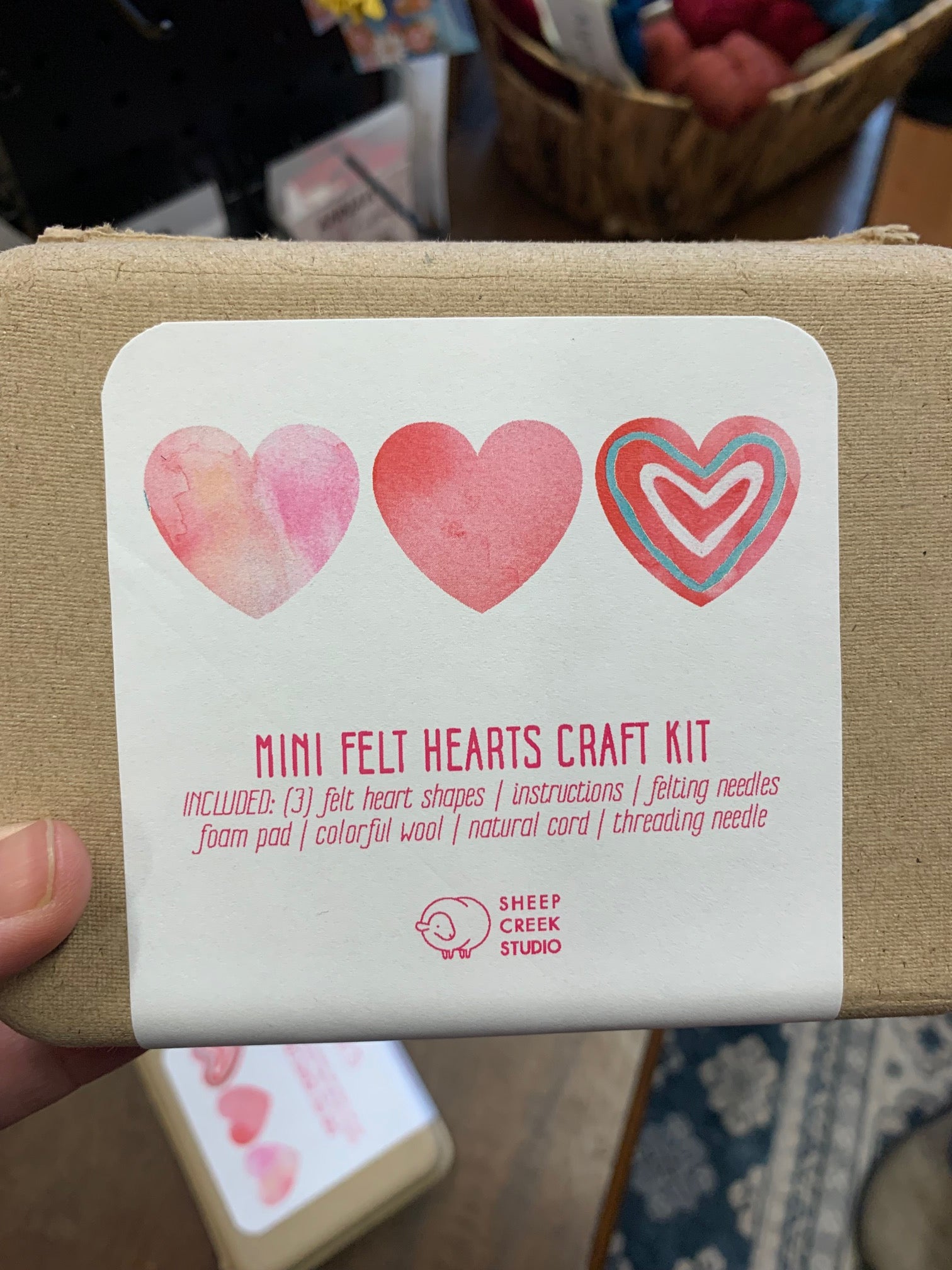 Mini Felt Hearts Craft Kit