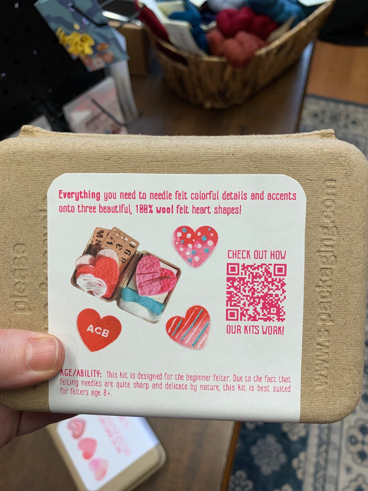 Mini Felt Hearts Craft Kit