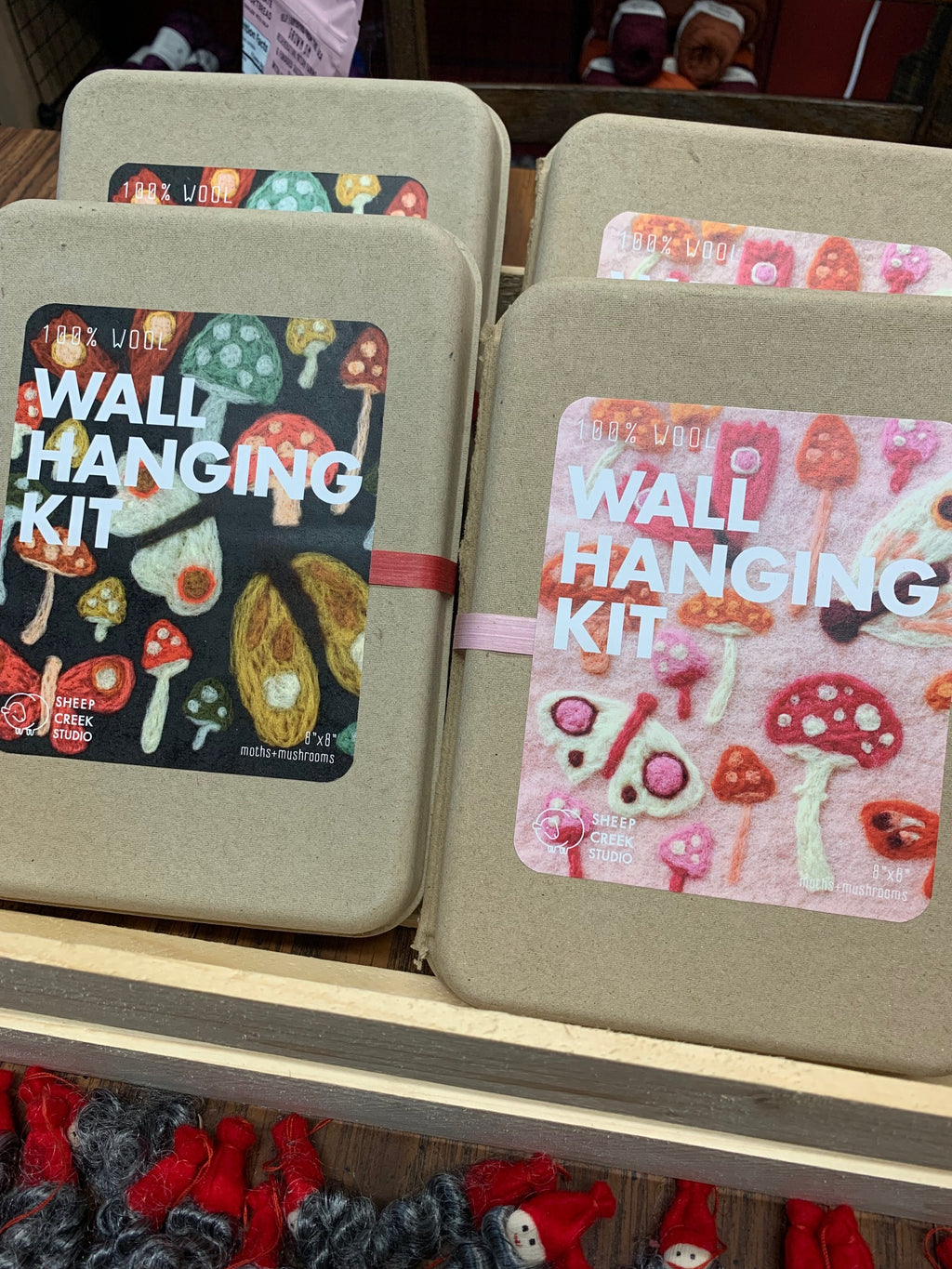 Moths and Mushroom Wall Hanging