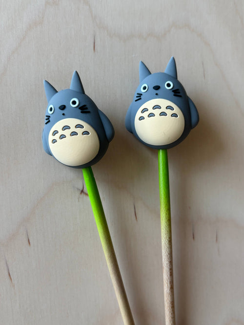 Anime Chinchilla Cat Knitting Needle Point Protectors Movie