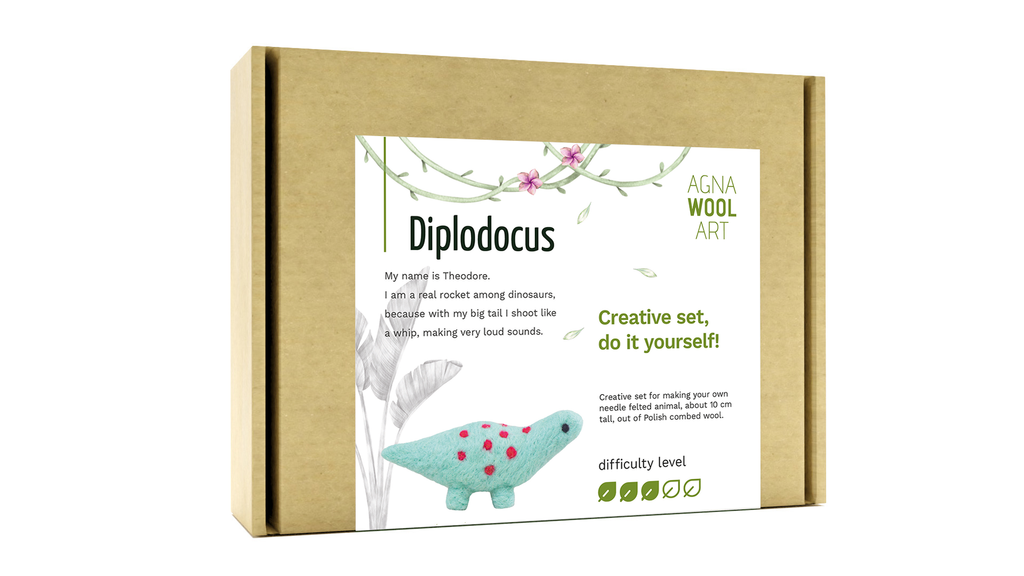 Diplodocus, Needle Felting Kit