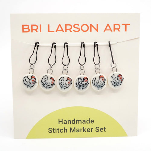 Chicken Stitch Marker Set - Pin Version