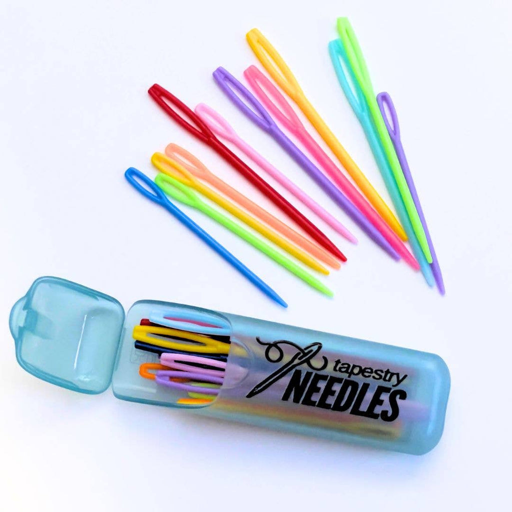 Tapestry Needle Case with 12 Needles