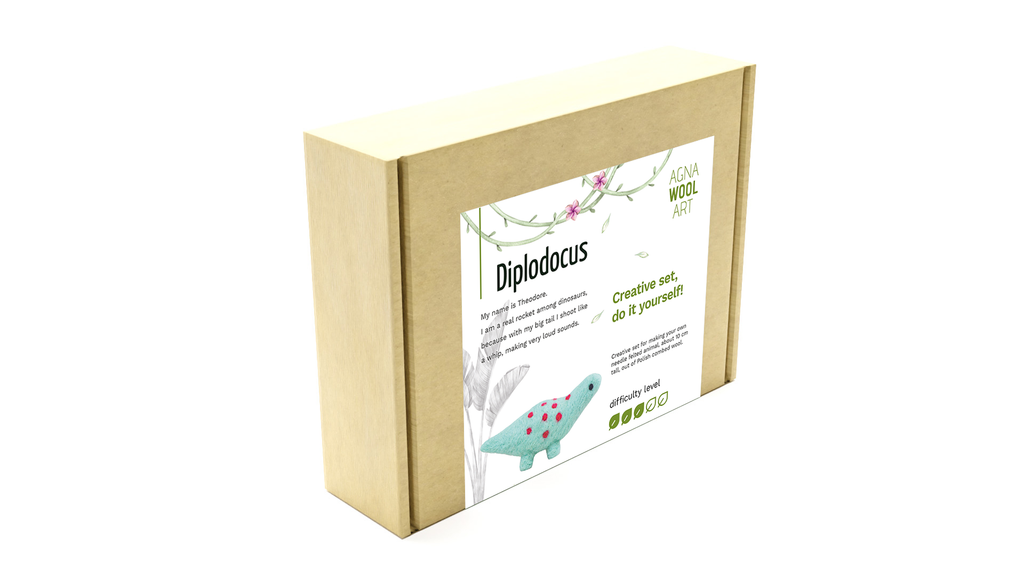 Diplodocus, Needle Felting Kit
