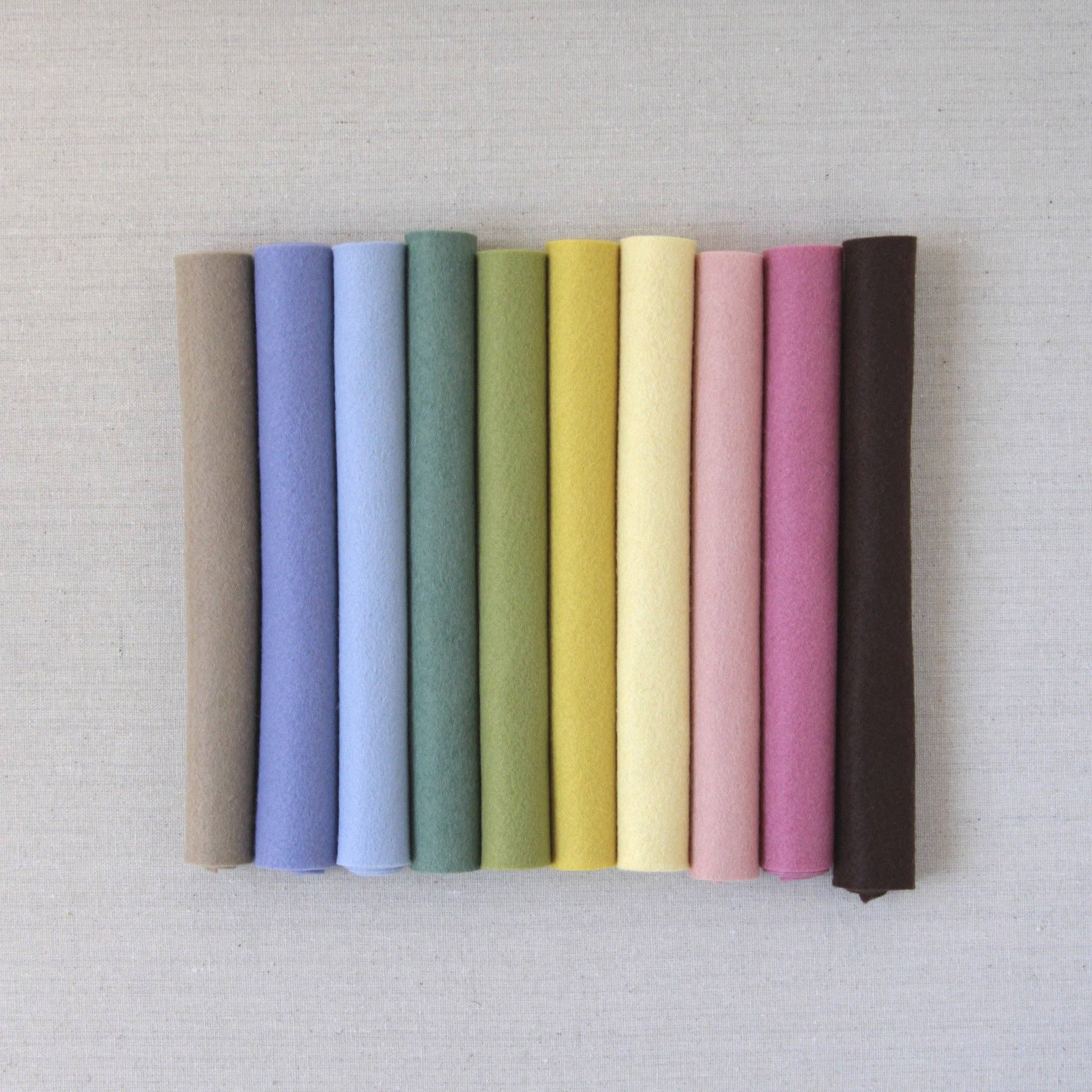 Wool Felt Sheets, Secret Garden