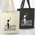Gone Knitting Canvas Tote Bag, Yarn Lover