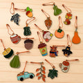Autumn Bliss Stitch Markers - Set o 8